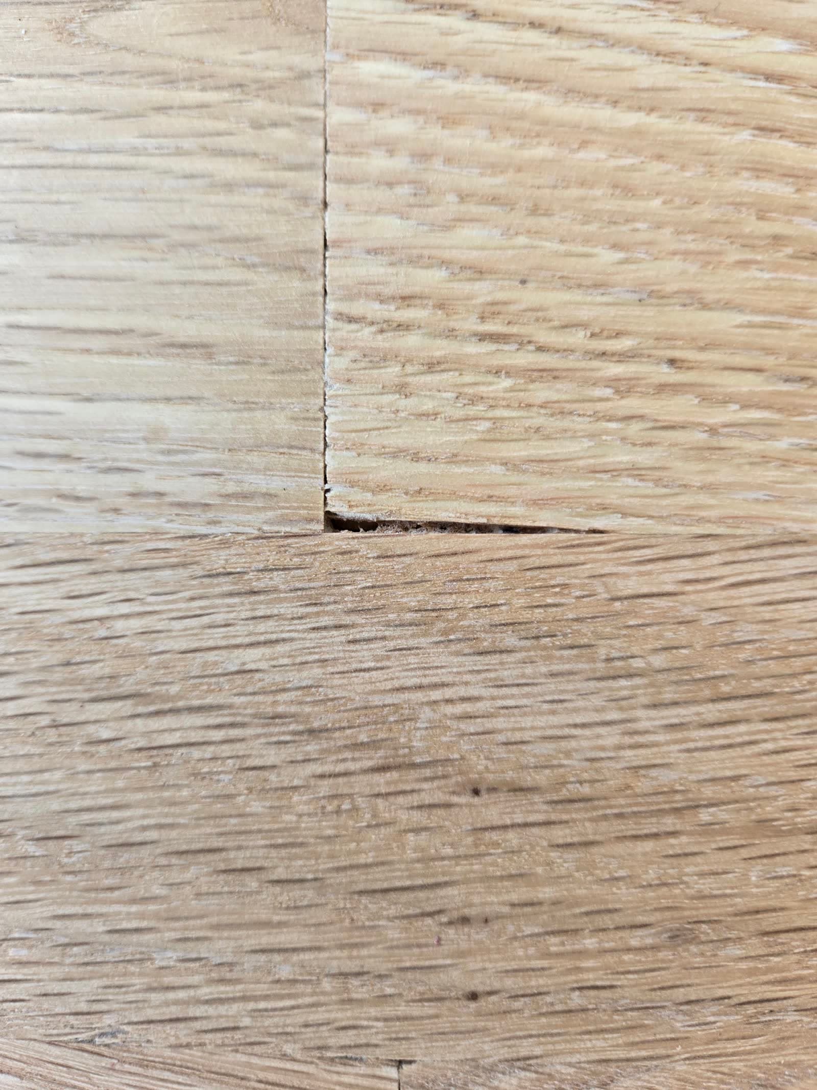 Sep 22: boards slipping apart at the end joint.